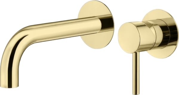 Смеситель для раковины Plumberia Selection Ixo KITXO1135OR250 С ВНУТРЕННЕЙ ЧАСТЬЮ, золото 24 карат