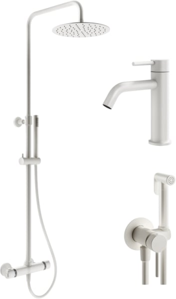 Комплект для ванной Plumberia Selection Ixo KITZXO6302BO53 белый матовый