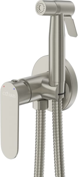 Гигиенический душ Cezares Stylus STYLUS-DIF-IN С ВНУТРЕННЕЙ ЧАСТЬЮ, сатин