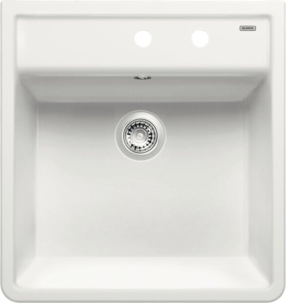 Мойка кухонная Blanco Panor 514501 белая глянцевая, два отверстия