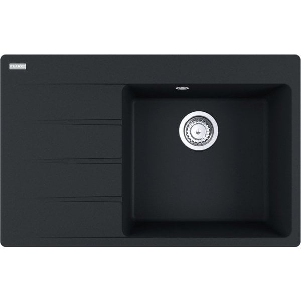 Мойка кухонная Franke Maris Centro CNG 611/211-78 TL матовая черная