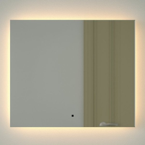 Зеркало Defesto Glow DF 2516RH 70х60 с LED-подсветкой, 3000 K, инфракрасный выключатель