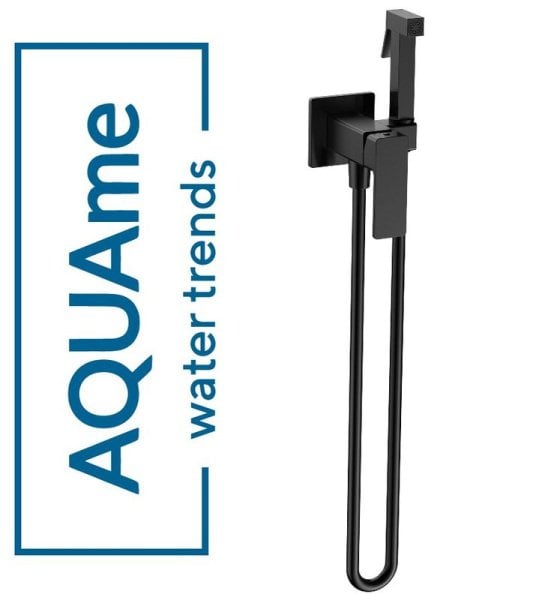 Гигиенический душ AQUAme Savona хромированный комплект AQM6817MB