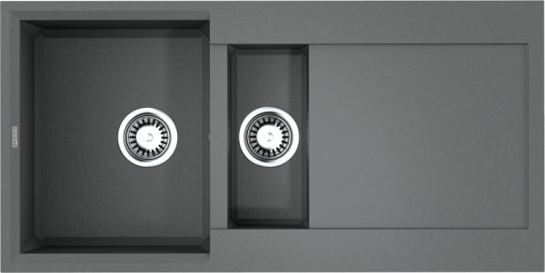 Мойка кухонная Omoikiri Sakaime 100-2-GR leningrad grey