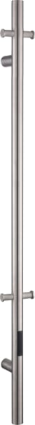 Полотенцесушитель электрический Boheme Uno 726-SGM 150x12, shine gun metal
