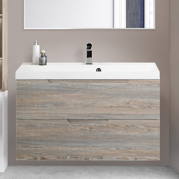 Тумба под раковину без столешницы BelBagno Vittoria 90 подвесная, pino