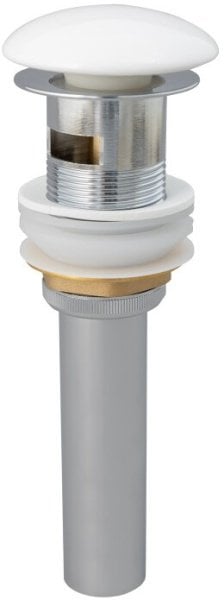 Донный клапан для раковины Splendy AA3071YURKW с переливом, белый глянец