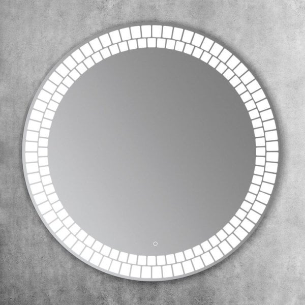 Зеркало круглое Art&Max Аcerra 100 с LED-подсветкой, 6000К