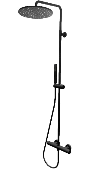 Душевая стойка Bossini Cosmo L10092.073, черный матовый