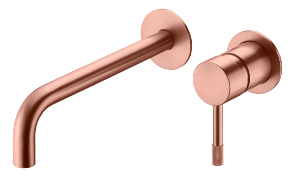 Смеситель для раковины Boheme Uno 465-CB С ВНУТРЕННЕЙ ЧАСТЬЮ copper brushed