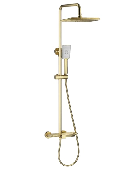 Душевая стойка Wonzon & Woghand WW-AE33110-BG, брашированное золото