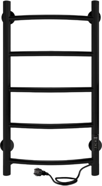 Полотенцесушитель электрический Indigo Arc Lux LCALE80-40BRRt черный муар