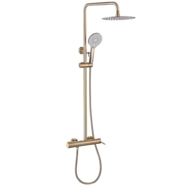 Душевая стойка Abber Emotion AF8816GL, матовое золото