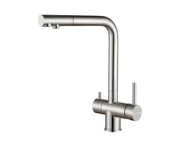 Смеситель для кухни Paulmark Skalen Sk213020-BS, брашированная сталь