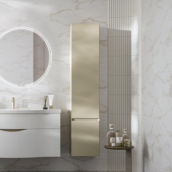 Шкаф-пенал для ванной KERAMA MARAZZI Cubo 165 R лимо матовый