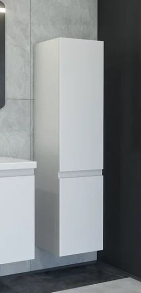 Шкаф-пенал для ванной Caprigo Forte 35 L белый