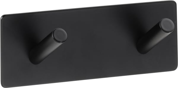 Крючок Bemeta Easy 163106270 двойной, черный матовый