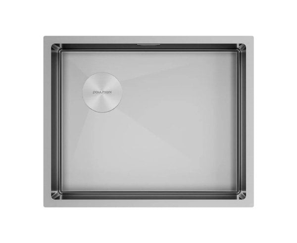 Мойка кухонная Paulmark Next-Skew 54-L UNI, PM885444-L-BS брашированная сталь