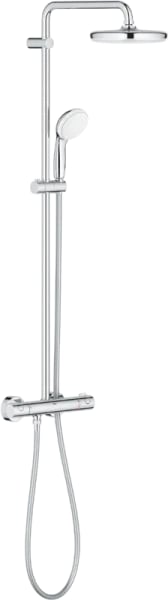 Душевая стойка Grohe Bau System 210 26699000, с термостатом, хром