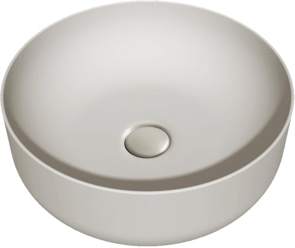 Накладная раковина Kerasan Nolita 534459*0 40 см, grigio matt