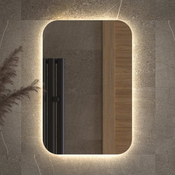 Зеркало Defesto Opti DF2802 40х60 с LED-подсветкой, 4500К