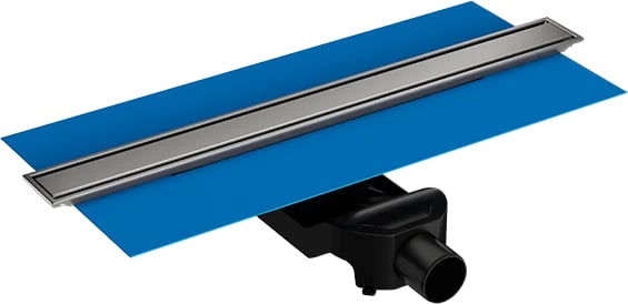 Душевой трап (лоток) VitrA Eco-Flow, 60 см, горизонтальный сифон, матовый хром