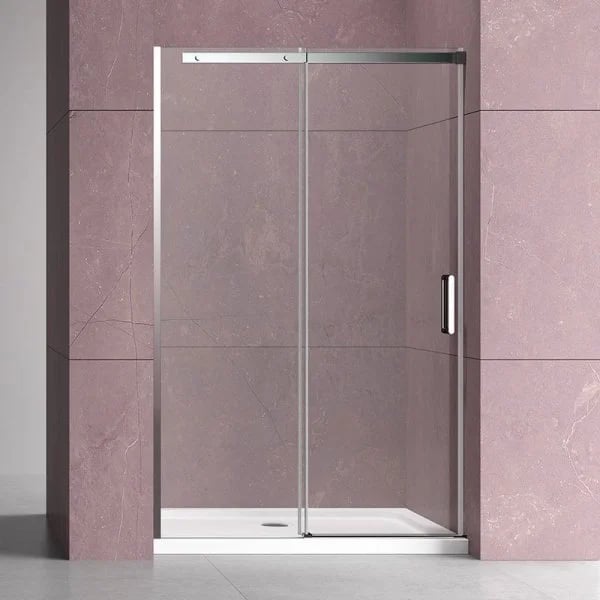 Душевая дверь в нишу Vincea Dice VDS-4D130CL 130 см, профиль хром