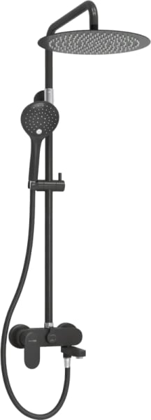 Душевая стойка Wasserkraft Elbe 7400 A174.160.078.CB, черная