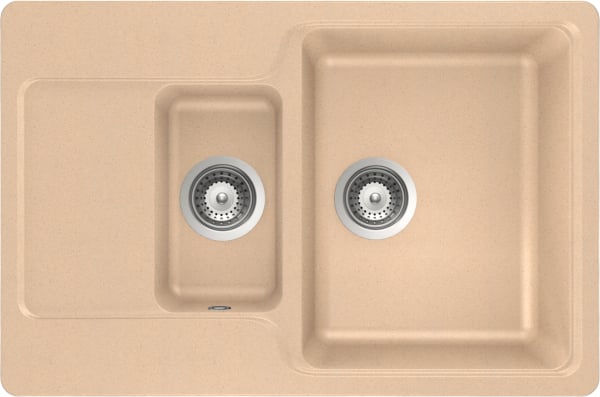 Мойка кухонная Schock Cambridge 60D Cristalite лунный камень