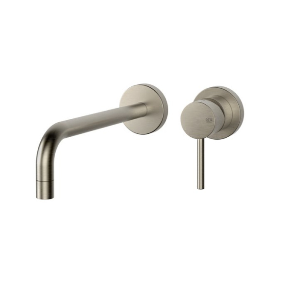 Смеситель для раковины Gessi 44825#149 С ВНУТРЕННЕЙ ЧАСТЬЮ, брашированный никель (finox brushed nick