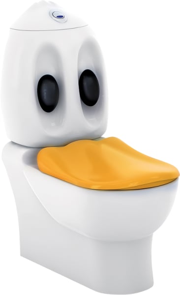 Детский унитаз-компакт Creavit Ducky DC361 с биде