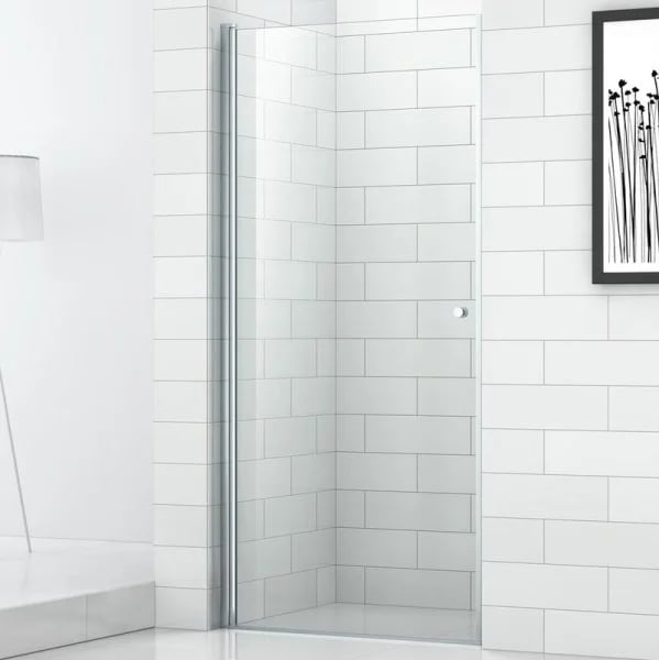 Душевая дверь в нишу Cezares Eco ECO-O-B-1-80-C-Cr стекло прозрачное