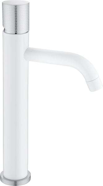 Смеситель для раковины Boheme Stick 122-WCR.2 white touch chrome