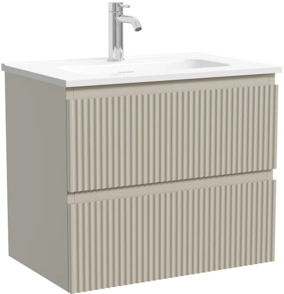 Тумба под раковину Sancos Snob R 60 подвесная Beige soft (капучино), SNR60/39CE