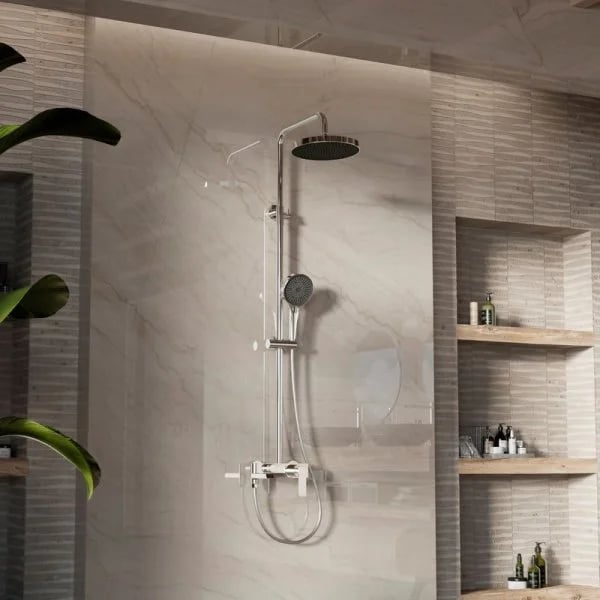 Душевая стойка Vincea VSFS-413CH с изливом, хром