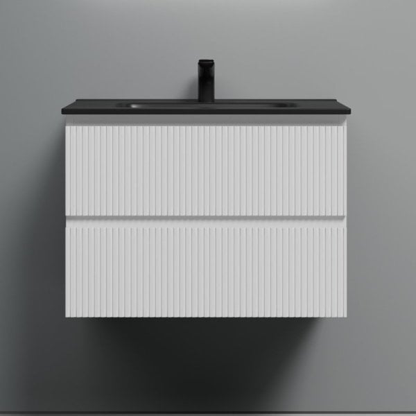 Тумба с раковиной Sancos Snob T 70 bianco, раковина CN7007MB