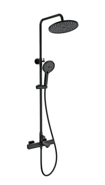 Душевая стойка Wonzon & Woghand SOLID WW-C3011-A-MB, матовая черная