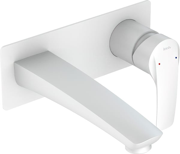 Смеситель для раковины IDDIS Ray RAYWT00i65 С ВНУТРЕННЕЙ ЧАСТЬЮ  белый