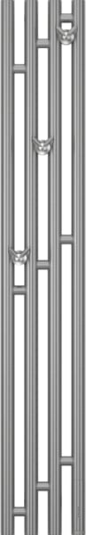 Полотенцесушитель электрический Сунержа Кантата 3.0 R 120х16 сатин