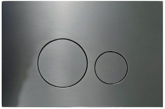 Кнопка смыва Splendy Stable Rest SR302TMAB оружейная сталь