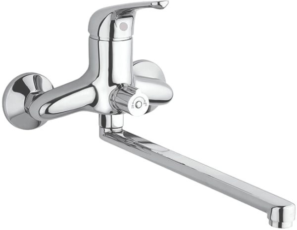 Смеситель с длинным изливом для ванны Paini Trento TRCR119LMKM