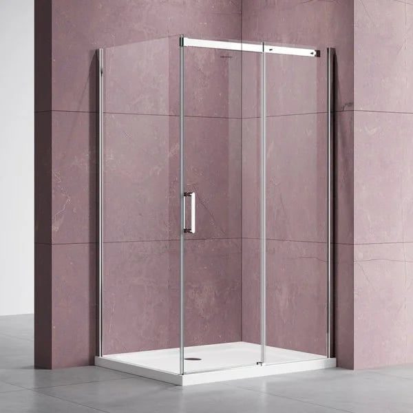 Душевой уголок Vincea Dice VSR-4D8013CL 130х80 см, профиль хром