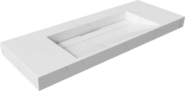 Раковина Armadi Art Flat Calacatta 120