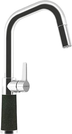 Смеситель для кухни Schock Cristalite SC-530-D выдвижной излив, оникс
