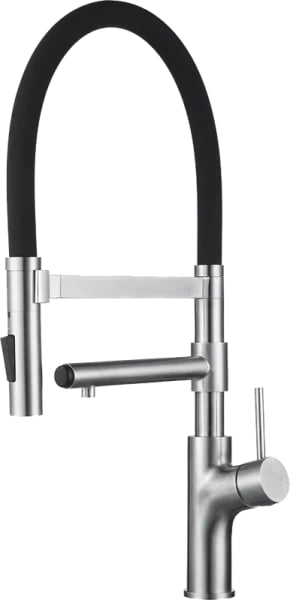Смеситель для кухни Zorg Inox SZR-1010 с гибким изливом