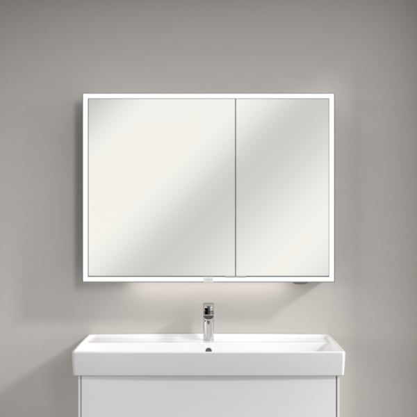 Зеркало-шкаф Villeroy & Boch My View Now A4551000 100х75 с LED-подсветкой, 6500 K