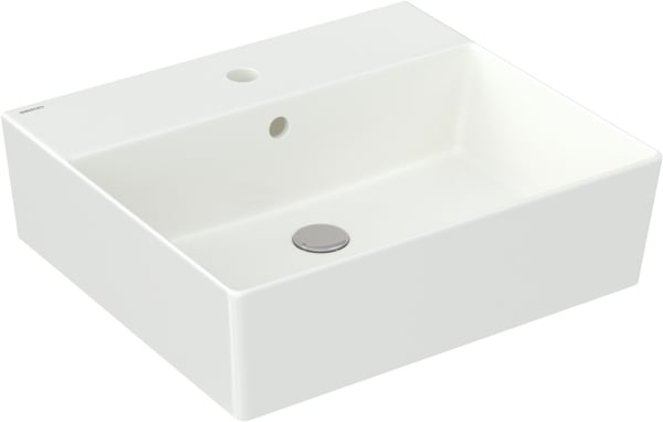 Накладная раковина Berges Ego 50x45, глянцевая белая