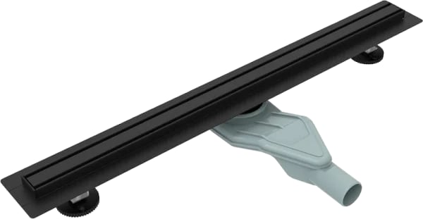 Душевой трап (лоток) Esbano Slim Side, 80 cм, матовый черный