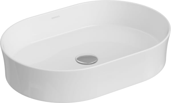 Накладная раковина Berges Ego SL 55x38 глянцевая белая