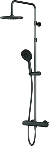 Душевая стойка AM.PM X-Joy F0785A422, черный матовый, с термостатом